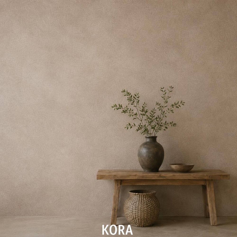 Farba wapienna Fornature LIMEA, próbnik koloru Kora (Taupe), do ścian i sufitów wewnątrz