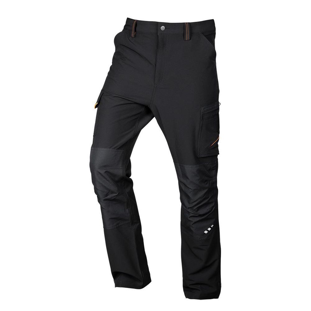 Hosen mit Doppelnähten, Hosen mit reflektierendem Aufdruck, Hosen mit Haken