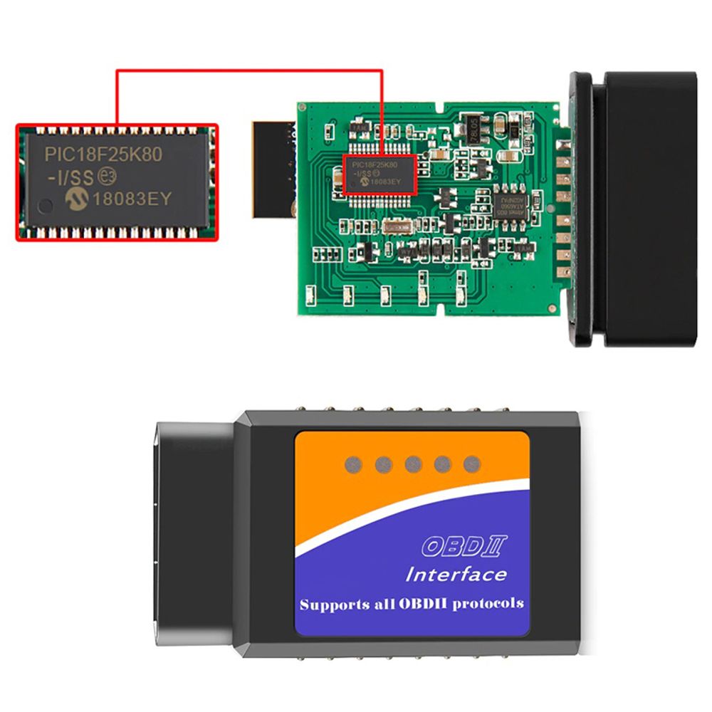 OBD2 ELM327 Diagnose Gerät Bluetooth 5.0, 4.0, 3.0 iOS Android PC KFZ Auto Scanner Tool Interface App Diagnosegerät Auslesegerät Fehlercodeleser Retoo