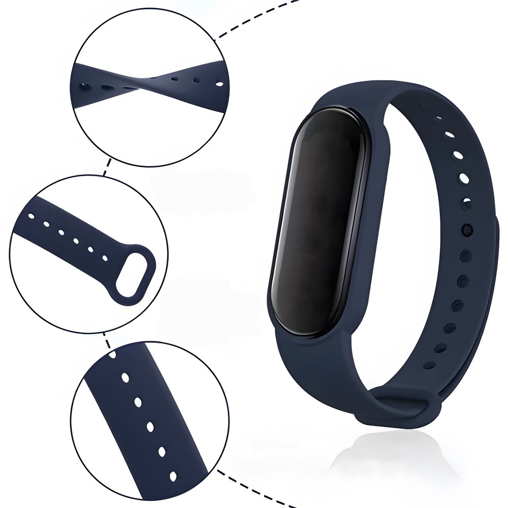 5x Erzatz Armband Ührenband Ührenarmband Band für Xiaomi Mi Band 5, 6, 7 Retoo