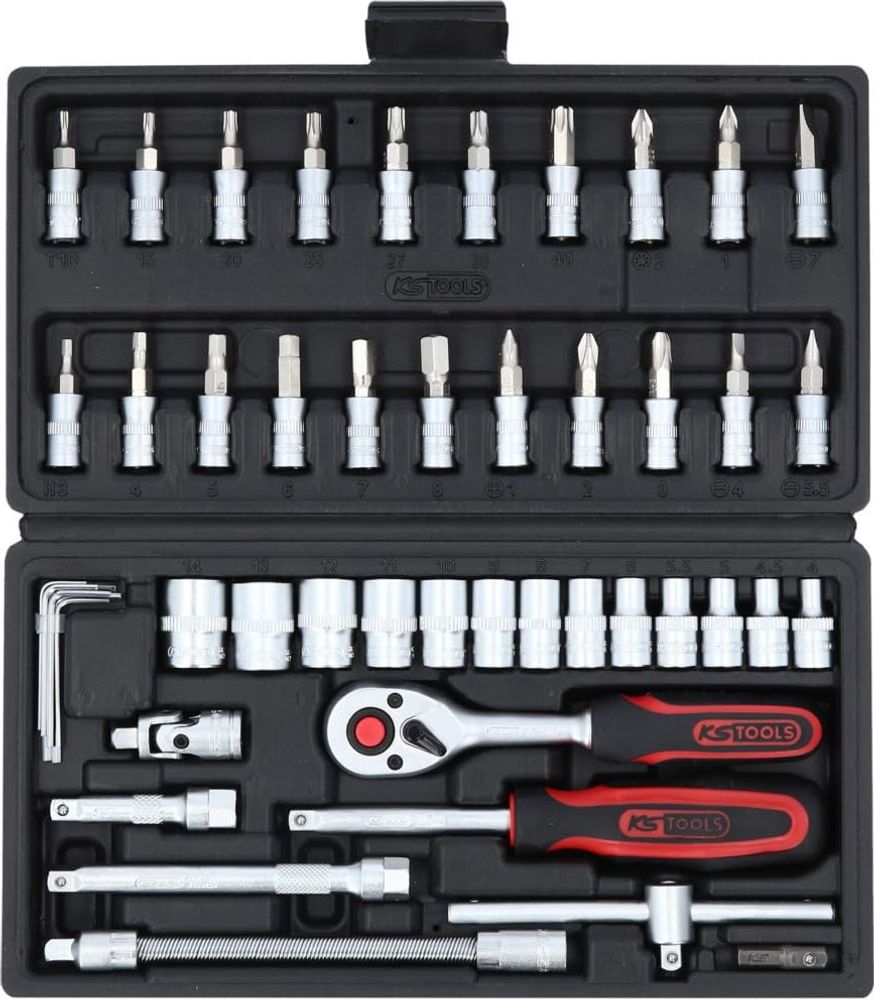 KS Tools 1/4 Steckschlüssel- Satz 48-tlg.