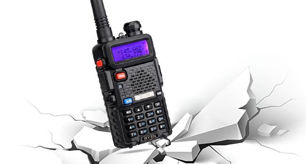 Retevis RT5R Walkie Talkie Dualband, Ham Amateure mit Großer Reichweite, 2m / 70cm USB-Laderadio, Tragbares FM-Radio, 128-Kanal Amateurfunk für Sicherheit, Baustelle, Schule, Unternehmen