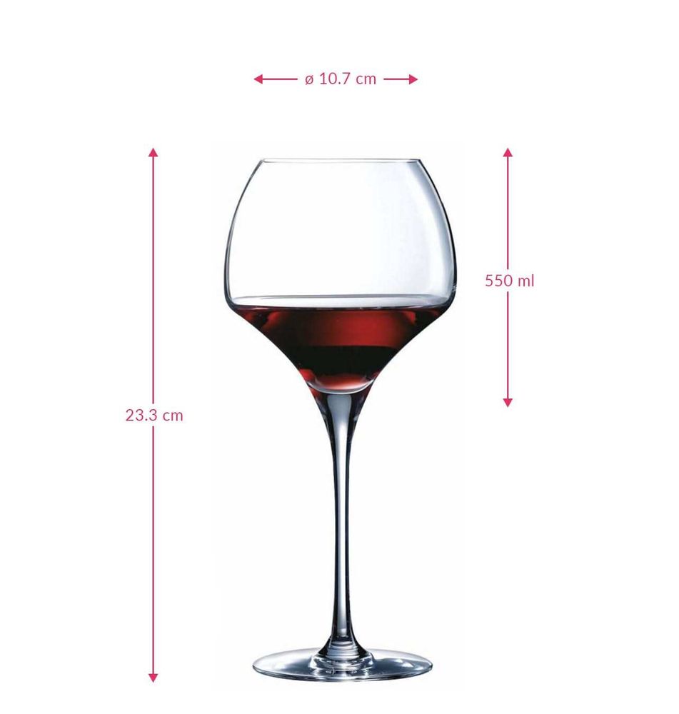 Weinkapsel-Set Chef & Sommelier Open Up Transparente Vidrio 550 ml 6 Stück