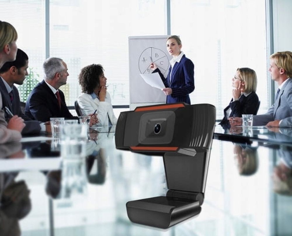 Webcam - Full HD 1080p - Autofokus - mit Mikrofon - USB - 110° Weitwinkel - Plug and Play - für PC Laptop