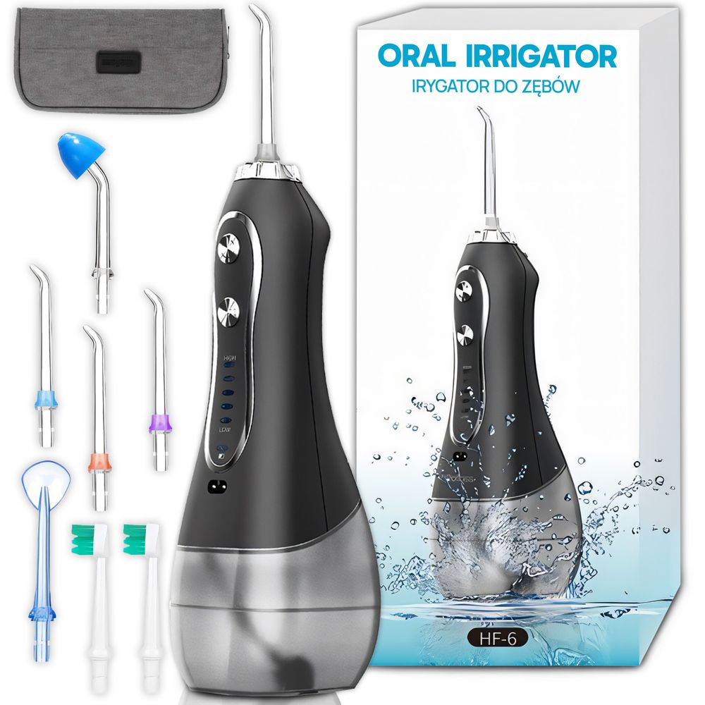 Munddusche Kabellos Elektrischer Zahnreiniger für optimale Zahn- & Zahnfleischpflege USB Typ-C Wiederaufladbare Wasser Flosser IPX7 Retoo