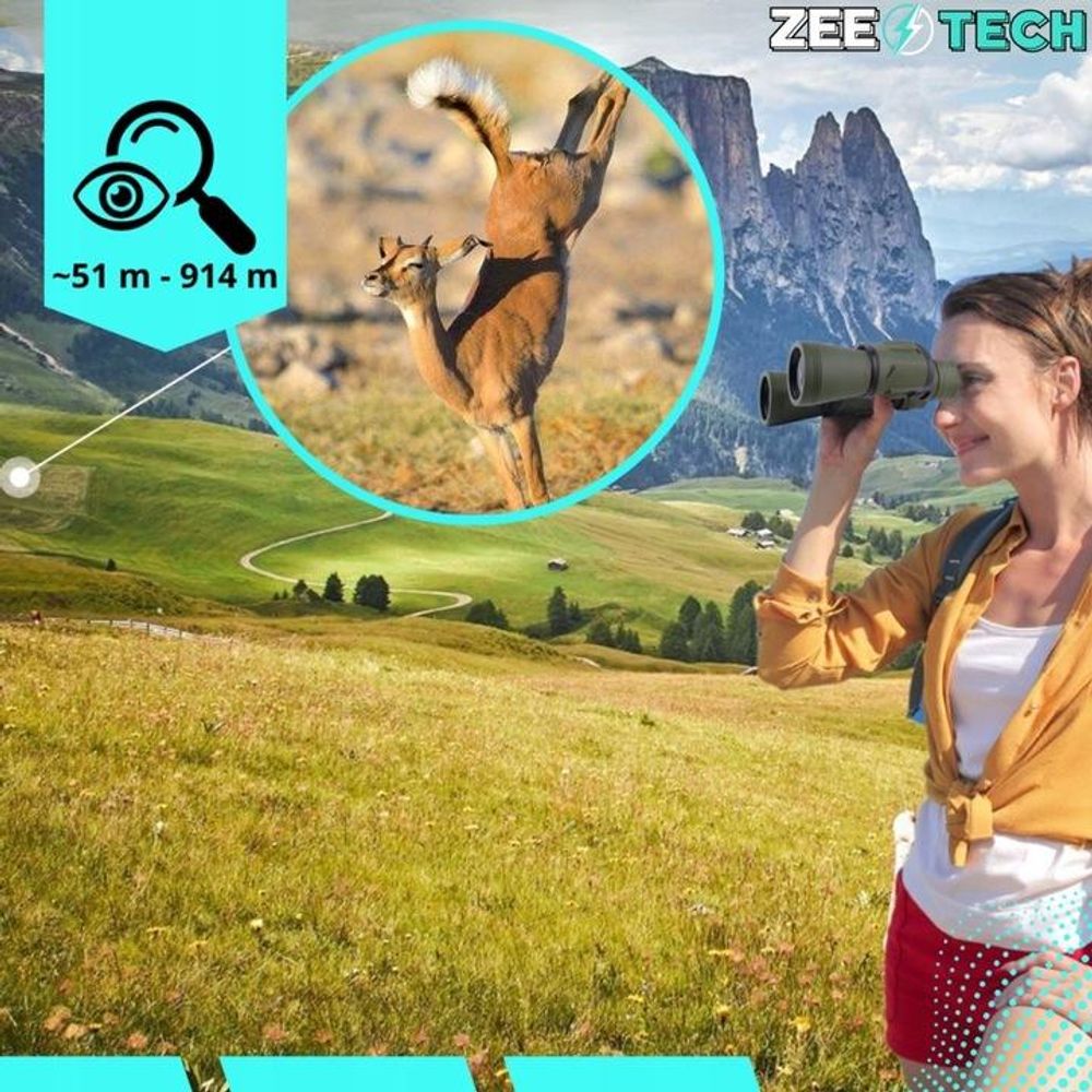 Militärisches Fernglas 20x50 für Jagd und Tourismus, Optik BK-7 FMC + ETUI GURT