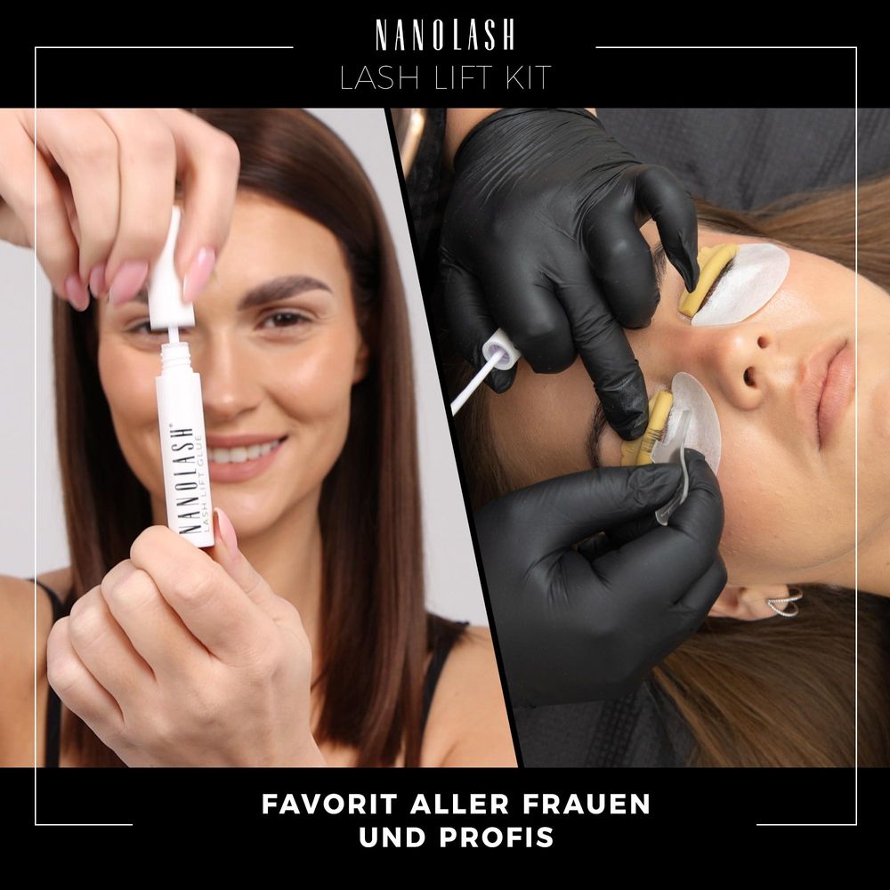Nanolash Lash Lift Kit Set für das Lifting und die Laminierung der Wimpern