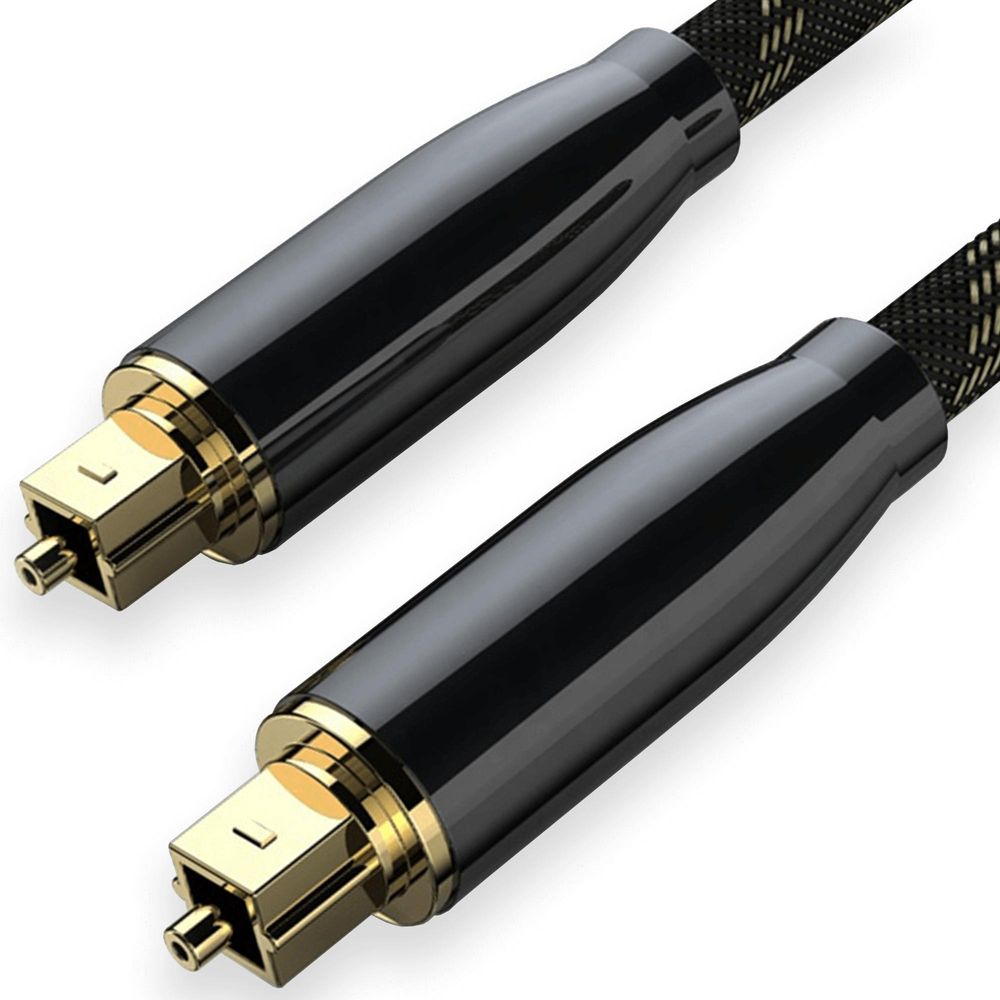 REAGLE OPTISCHES TOSLINK KABEL 3 M – DIGITAL AUDIO S/PDIF HQ LWL DIGITALKABEL RAUMKLANG Kinosoundeffekte 5.1- und 7.1-Kanal-Digitalton
