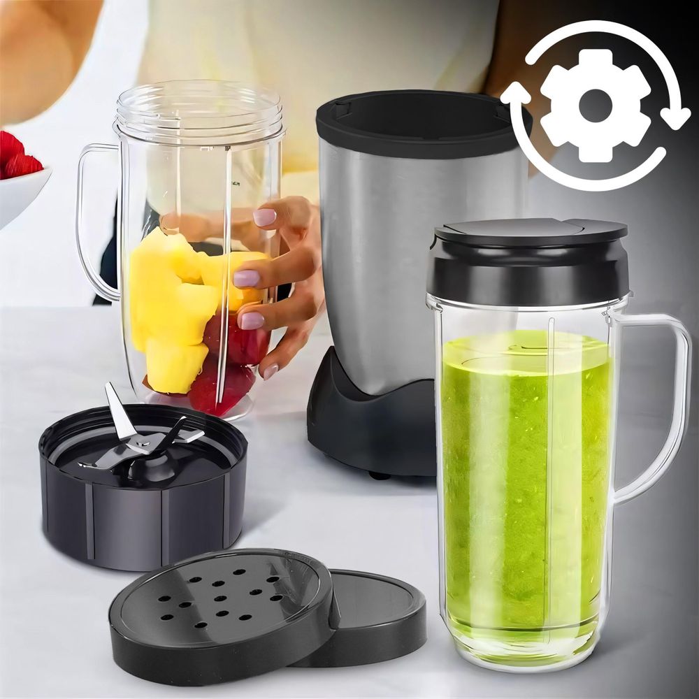 Standmixer Mini-Mixer 470ml 250W 4 Tassen Getränkemixer Smoothie-Mixer Tragbarer Smoothie Maker Blender Milchshaker BPA-frei Ice Obst Gemüse Retoo
