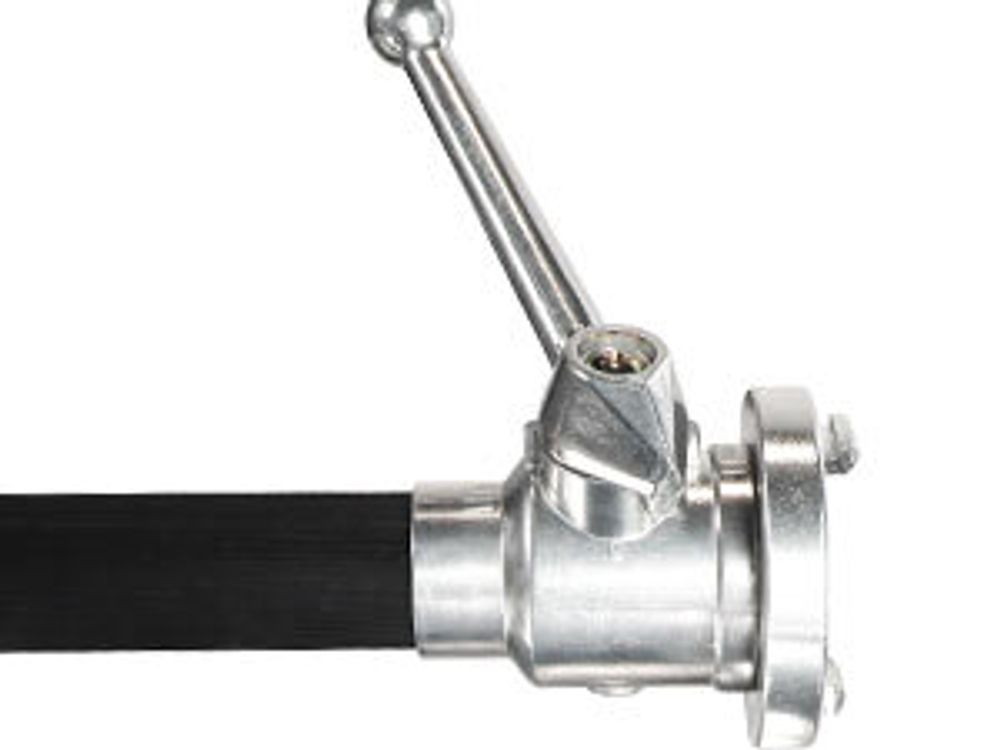 Wiltec Mehrzweckstrahlrohr mit C Storzkupplung 150–350 l/min und stufenloser Sprühstrahlverstellung für THW & Feuerwehr