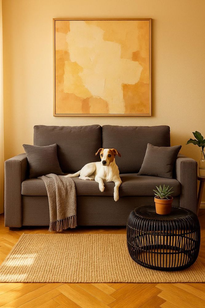 Sofa AIKIDO 150x85 - mit schlaffunktion - Farben zur Auswahl - modernen Sofa - mit Bettkasten - Moderner Cordstoff - Stoff POSO 022 Dunkelgrau