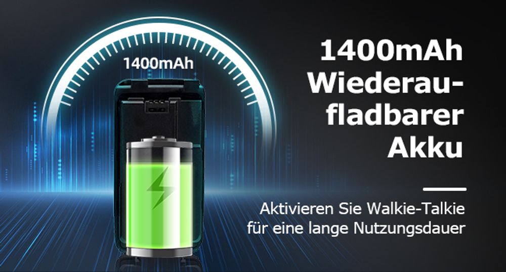 Retevis RA79 Amateurfunkgerät, 5W Air-Band-Empfang Ham Radio, 1400-mAh-Akku-Handfunkgerät für Jagd, Reisen, Wandern, Fernfunkgerät (1 Stück)