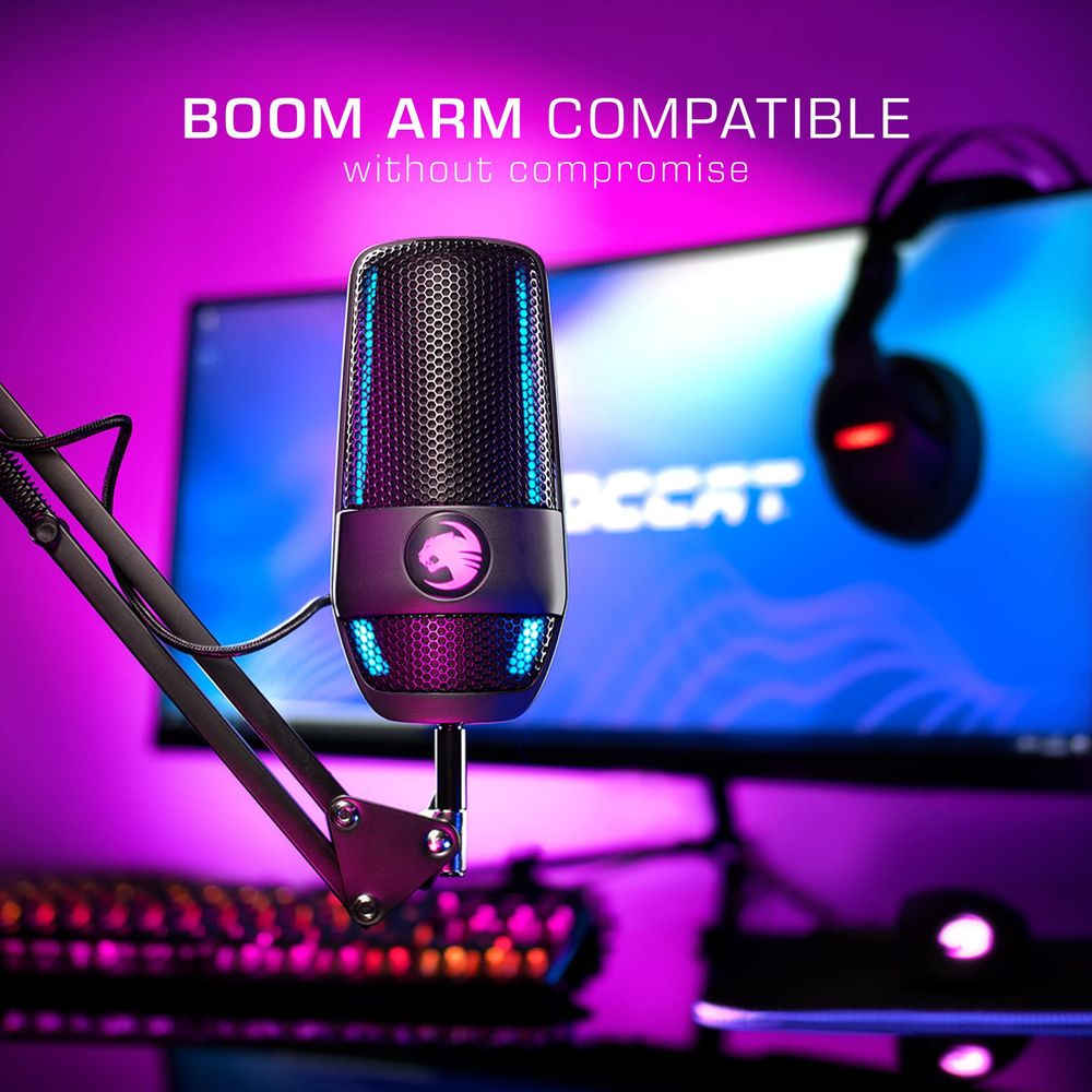 ROCCAT Torch, Studio-Mikrofon, 20 - 20000 Hz, 24 Bit, 48 kHz, 110 dB, Verflüssiger