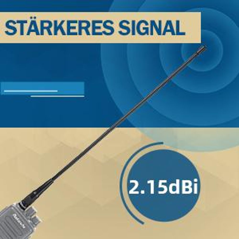 Retevis RHD771 Funkgerät Antenne SMA-M Dual Band UHF/VHF Kompatibel mit Walkie Talkie Retevis RT1 RT3S RT81 RT85 Baofeng UV-3R TYT MD-380(1 STK.)