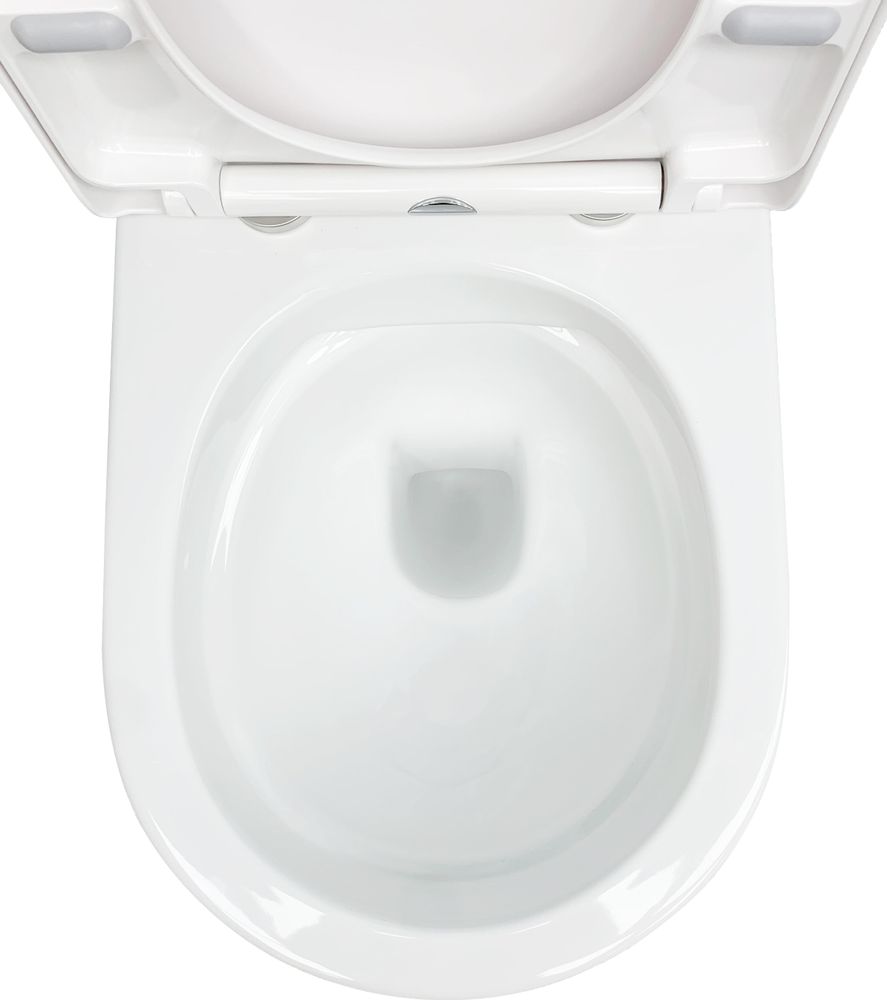 NEG Hänge-WC Uno11RL/RK, randlose spritzfreie Spülung, Softclose WC-Sitz, nano-versiegelt WC-Modell: Uno11RK (48,5 cm) Standard-Deckel