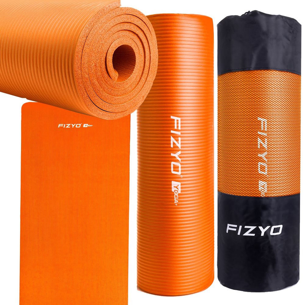 Produktová fotografie gymnastické podložky FIZYO z NBR pěny na bílém pozadí