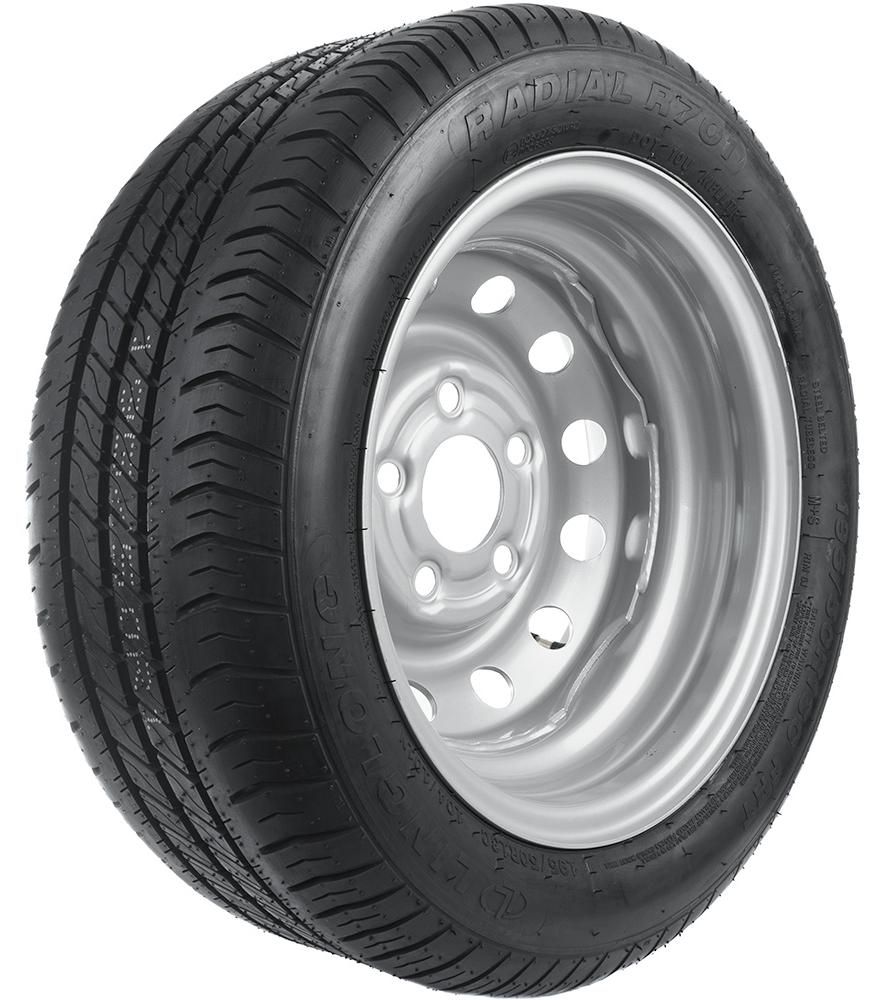 UNITRAILER Komplettrad 195/50 R13C 900 kg für schwere Anhänger und Wohnwagen