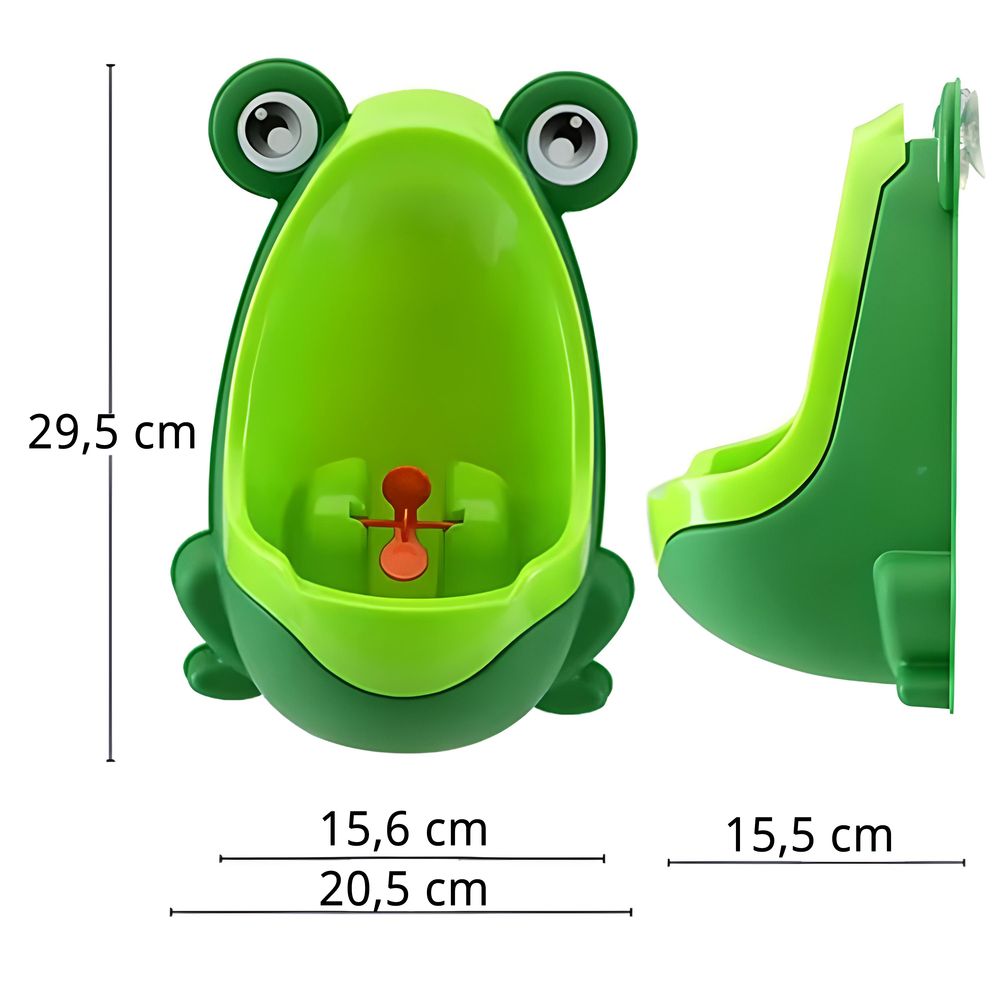 Urinal Töpfchen Toilette Frosch Aufstehen Pee Training für Jungen Kind Training Pee Pissoir Tragbare Kinder Toilette in Frosch-Form Grün Retoo