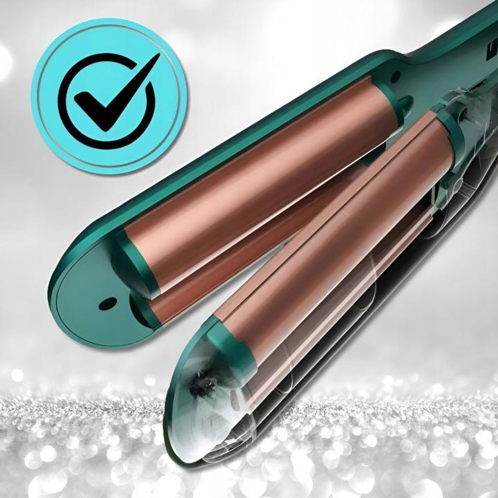 Haarlockenstab Kemei Keramik Welleneisen Welleneisen 60W Tpc 130-220 °C