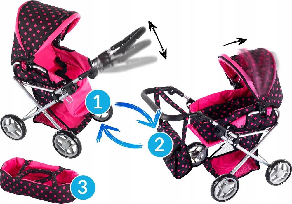 Kinderplay Puppenwagen Detailansicht