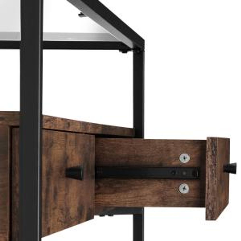 tectake® Sideboard Maidenhead Industrial Style 121,5 x 41,5 x 50,5 cm