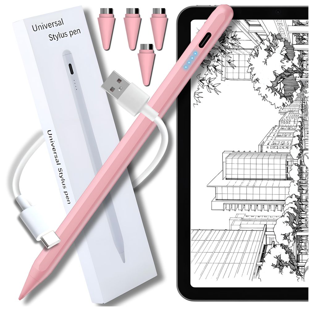 Universeller Stylus Stift Für Telefon Tablet Bildschirm Pencil Pen 4 Spitzen