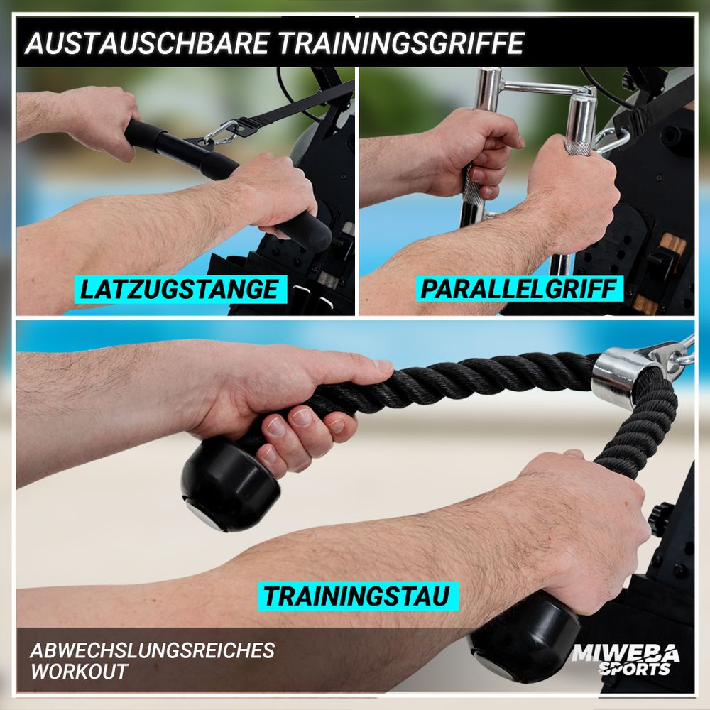 Miweba Sports Wasser-Rudergerät MR700 Pro | Holzrudergerät - Rudermaschine - App Steuerung - LED Display - Tablet Halterung - klappbar (Esche Dunkel)