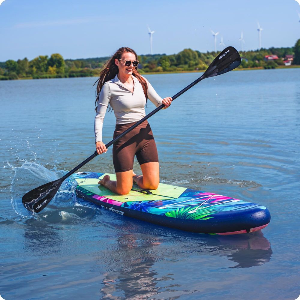 Thunder Tropi 320 Stand Up Paddle Board 320 x 75 x 15 cm Vert Rose 150 kg