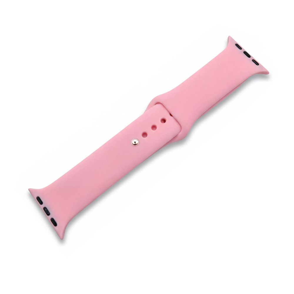Apple Watch Sport Armband 38mm / 40mm / 41mm Rosé Band Sport Loop Ultra SE 1 2 3 4 5 6 7 8 9 10 11 Silikon Größe: S/M
