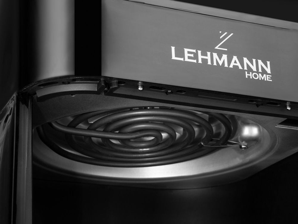 LEHMANN Heißluftfritteuse, Airfryer 1800 W, Kapazität 8L, max 200°C, 12 Programmen, mit Sichtfenster - Backen und Frittieren Ohne Fett