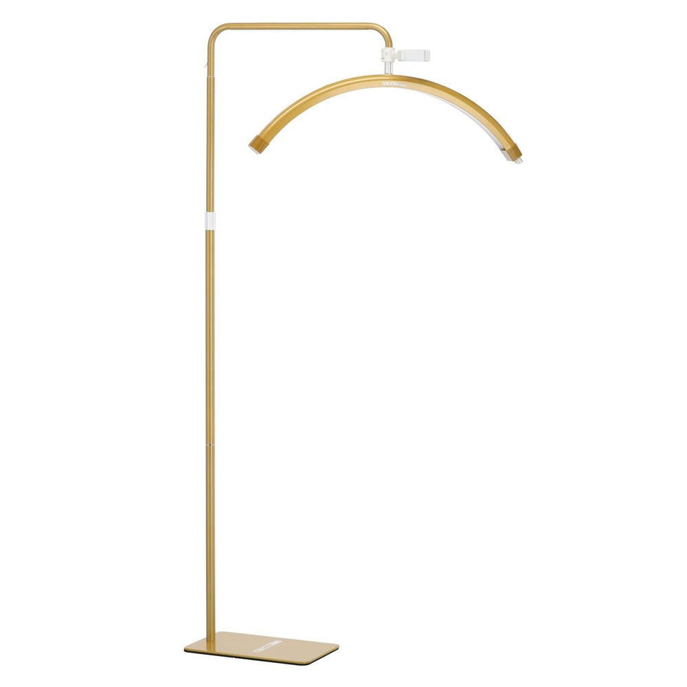 Moon Pro MAX LED Kosmetik-Stehlampe schattenfrei für Wimpernverlängerung Standleuchte Gold