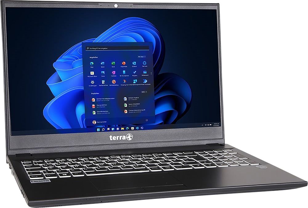 TERRA MOBILE 1516U i5-1235U W11, Intel® Core™ i5, 39,6 cm (15.6"), 1920 x 1080 Pixel, 8 GB, 500 GB, Windows 11 Home