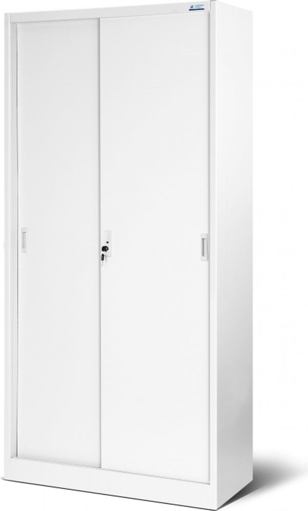 Aktenschrank Büroschrank Stahlschrank weiß  185x90x40