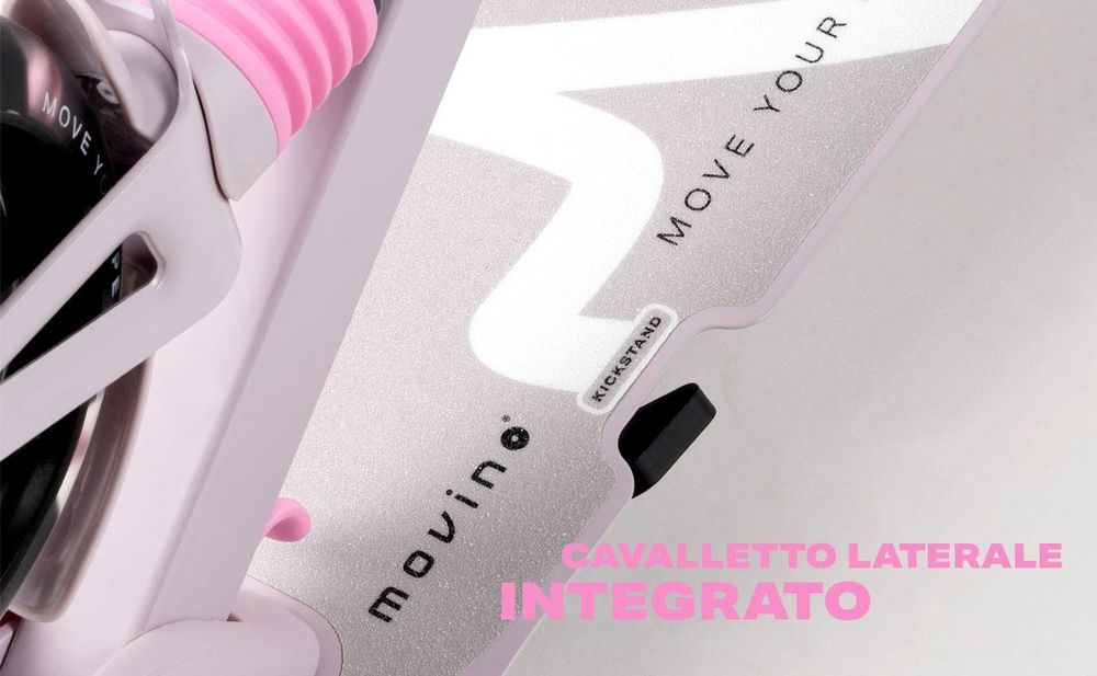 Monopattino pieghevole per bambini, ruote LED, regolabile Movino City Light
