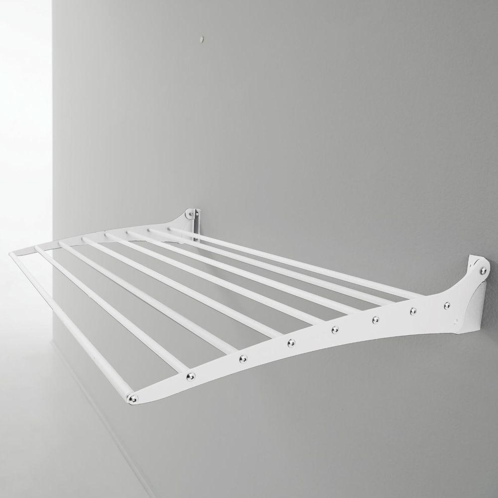 Foxydry Fold – Klappbarer Wand-Wäscheständer aus Aluminium, modern und robust
