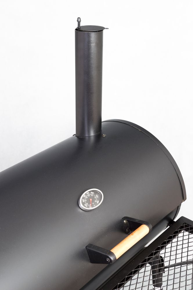Praktický gril na dřevěné uhlí G21 BBQ Big s udírnou