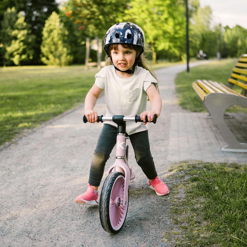 Kidwell Nix Nylon-Laufrad 11 Zoll – Ultraleichtes Kinderlaufrad 3 kg, PolyurethanRäder im Turbinen-Design & EN 71 bis 30 kg Rosa