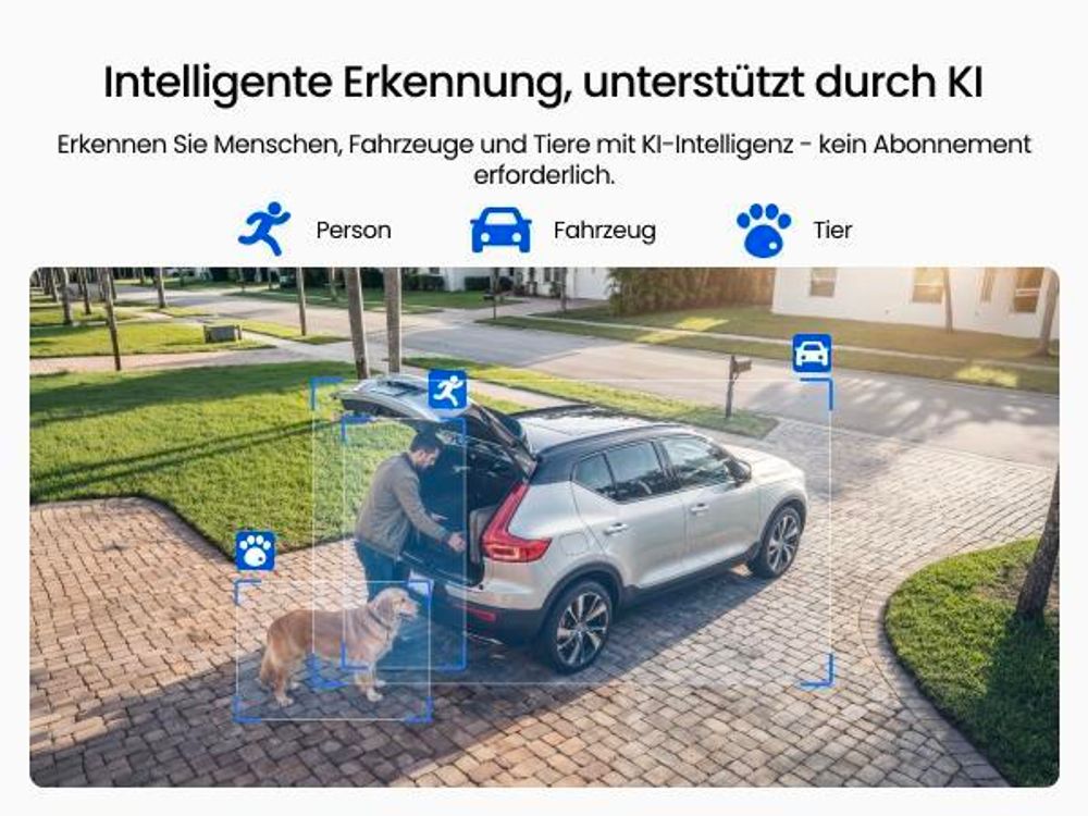 Reolink Go PT S Lite+Solar Panel, 2K 4MP 4G LTE Akku Überwachungskamera , Schwenken & Neigen, Auto-Tracking, Farbnachtsicht, Kein-WiFi, AI Detection