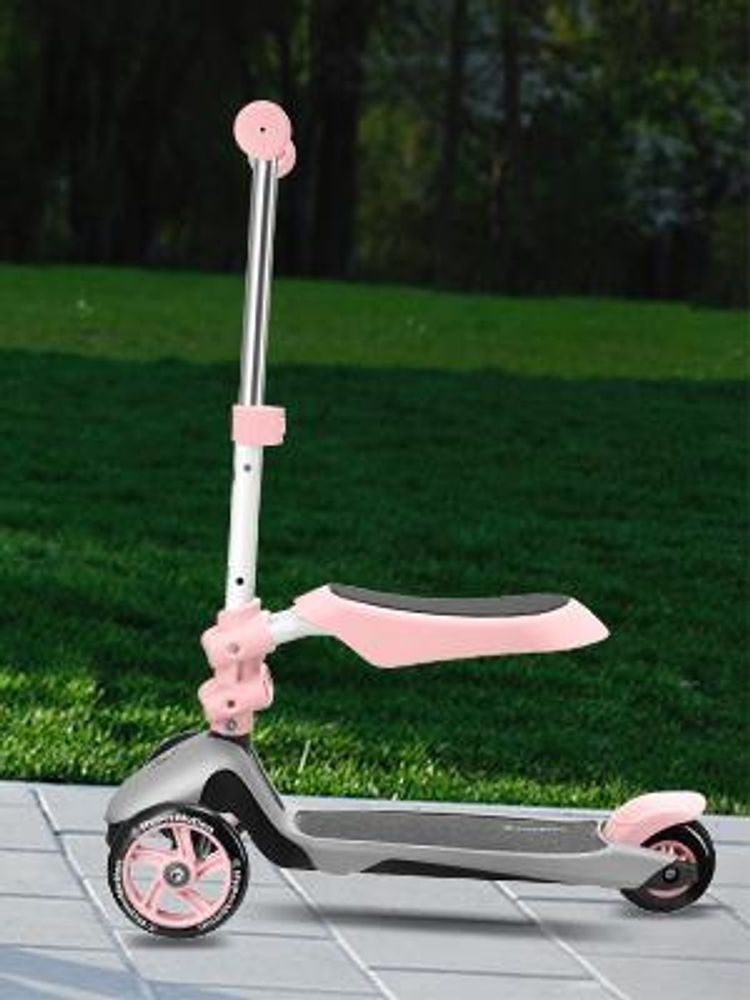Multifunktionaler 3in1 Roller für Kleinkinder, ab 1 Jahr, Rosa