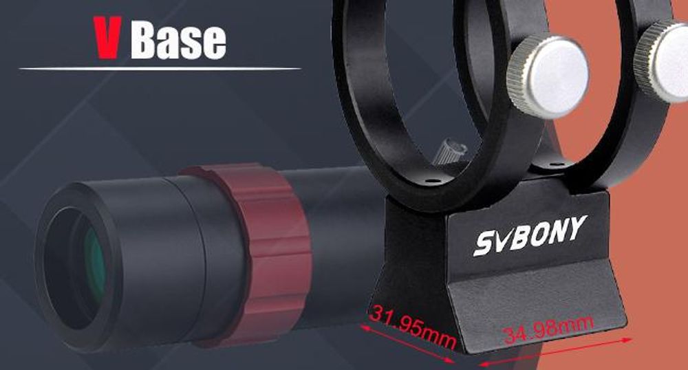 Svbony SV165 Sucherfernrohr, 30mm Mini Guiding Teleskop, mit Helix Fokussierer F4 120mm Leitfernrohr, Kompatibel mit ZWO QHY Auto Guide-Kamera