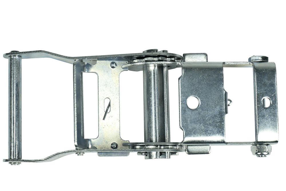 UNITRAILER Ratschenspanner für Transportgurte 50mm 2t Silber verzinkt Ersatzratsche EN 12195-2 Spanner