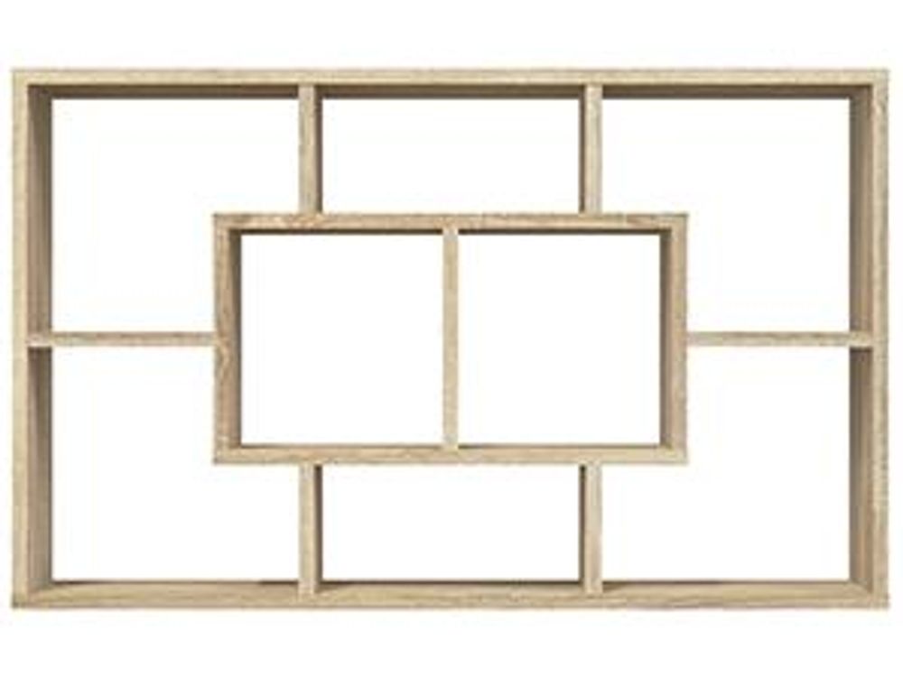 Scaffale a parete rovere Sonoma 85x16x52,5 cm materiale a base di legno