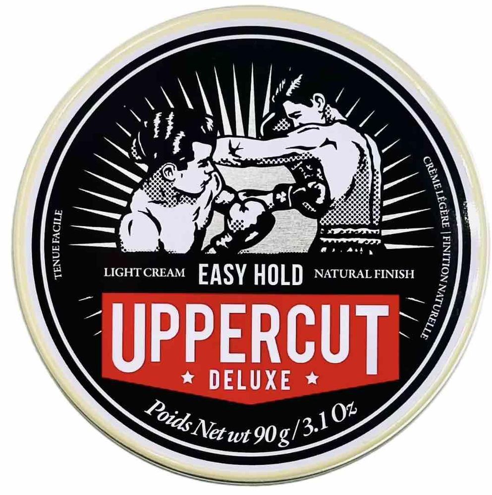 Czarne opakowanie Uppercut Deluxe Easy Hold Pomade