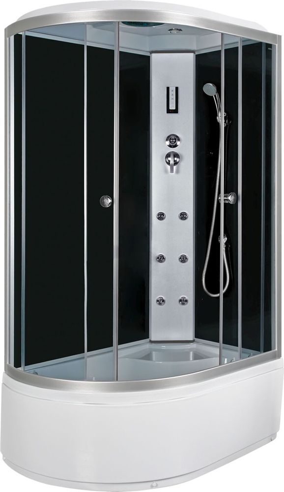 Kerra | Duschkabine Jukon - 120x80cm - 220cm Höhe - Dampfdusche - Wellness Dusche