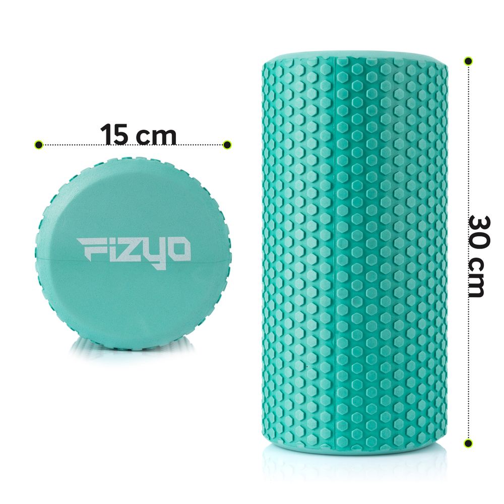 Wałek FIZYO z wypustkami 30x15 cm do masażu, zdjęcie produktu na białym tle
