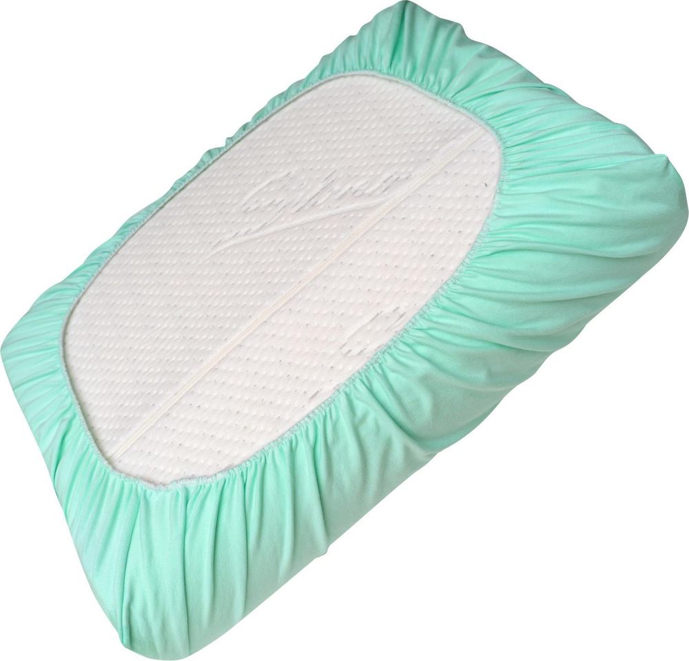 Povlak na ortopedický polštář, univerzální velikost, zelený, od Medi Sleep
