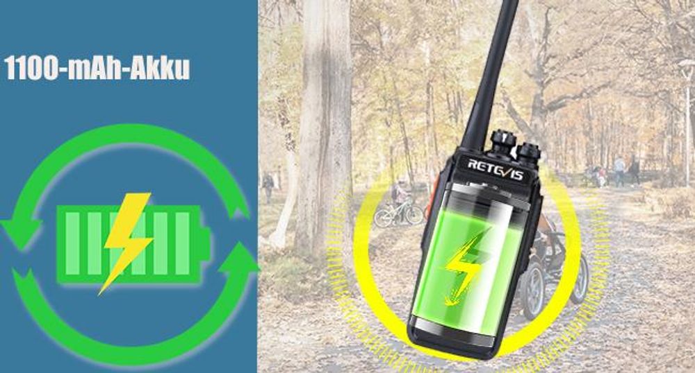 Retevis RT24 Funkgerät, PMR446 Funkgeräte Set, 16 Kanäle CTCSS/DCS VOX, Walkie Talkie mit Headset, Walkie-Talkie für Hotel Familienaktivitäten Schule