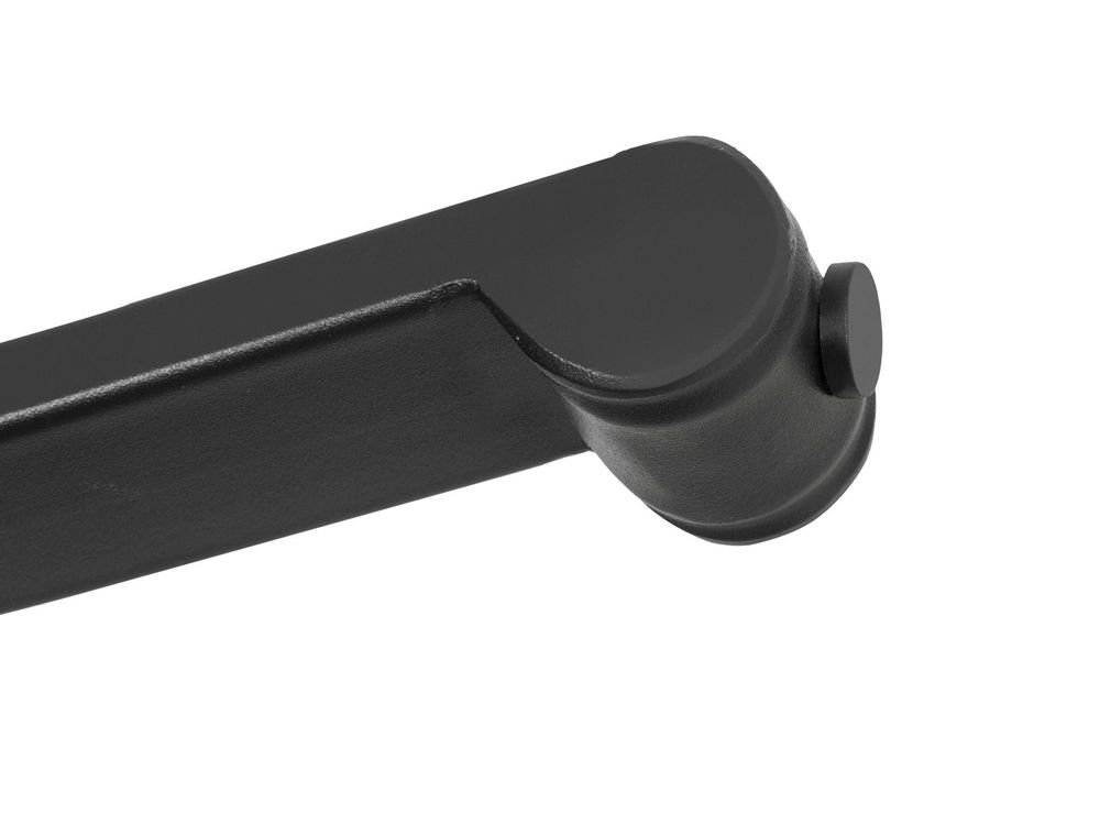 Outdoor-Beistelltisch aus Metall, 51 cm, rund, Schwarz