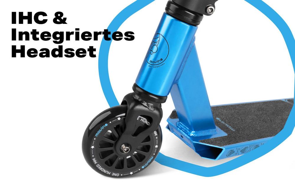 Movino Glide Stunt-Scooter BLAU