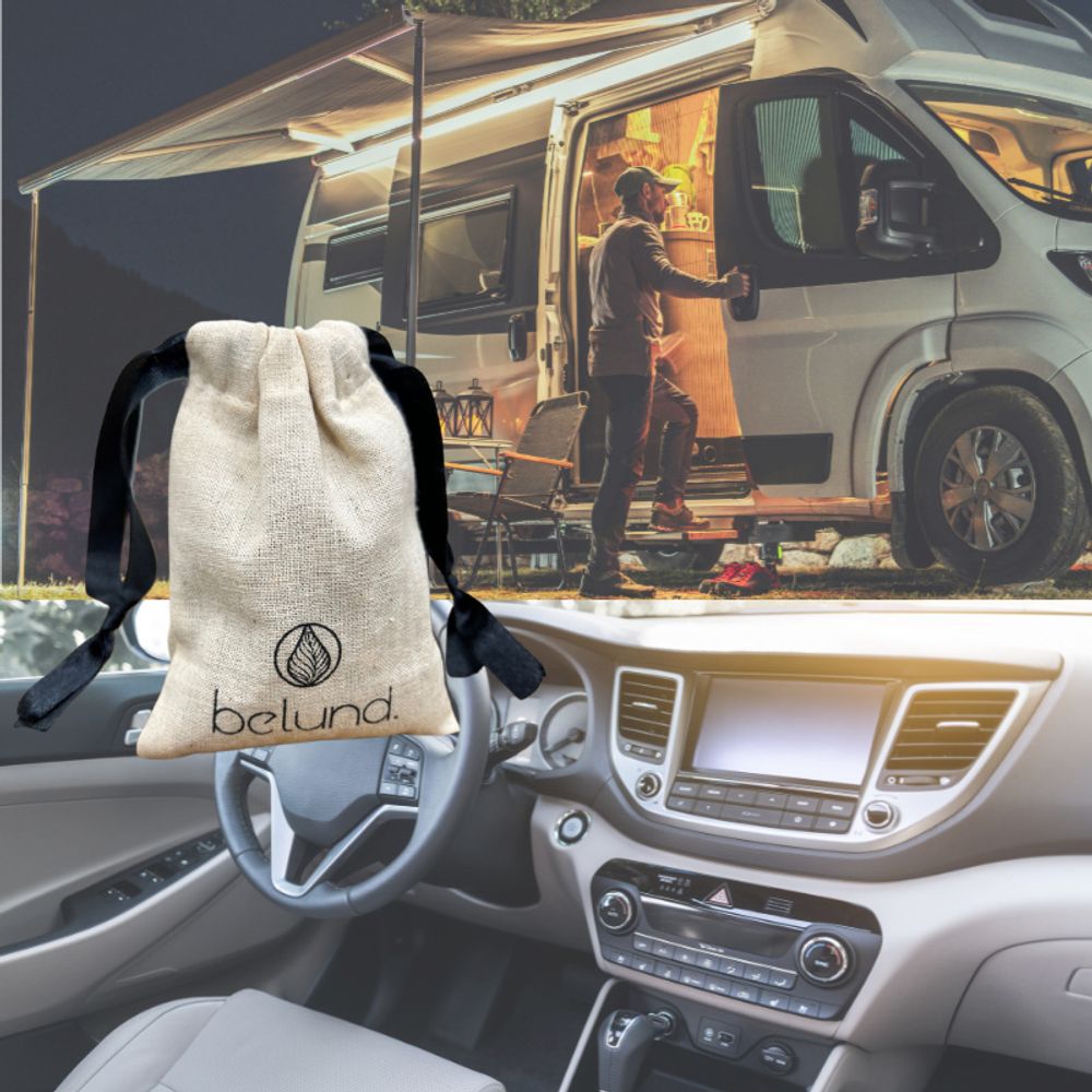 belund. Lavendelsäckchen, perfekt für Auto als Autoduft und Camping, Wohnwagen, gegen Stechmücken